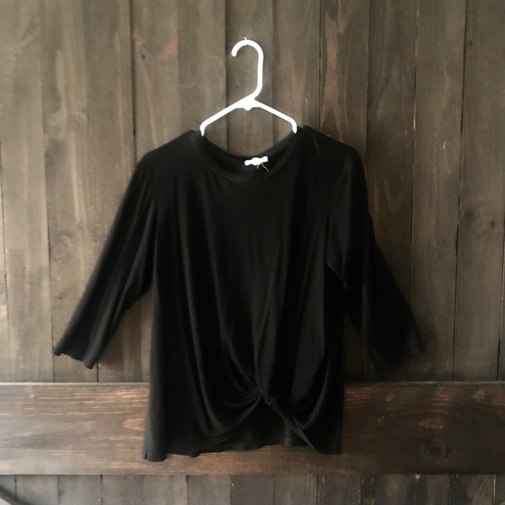 Black knot shirt.  Size L
